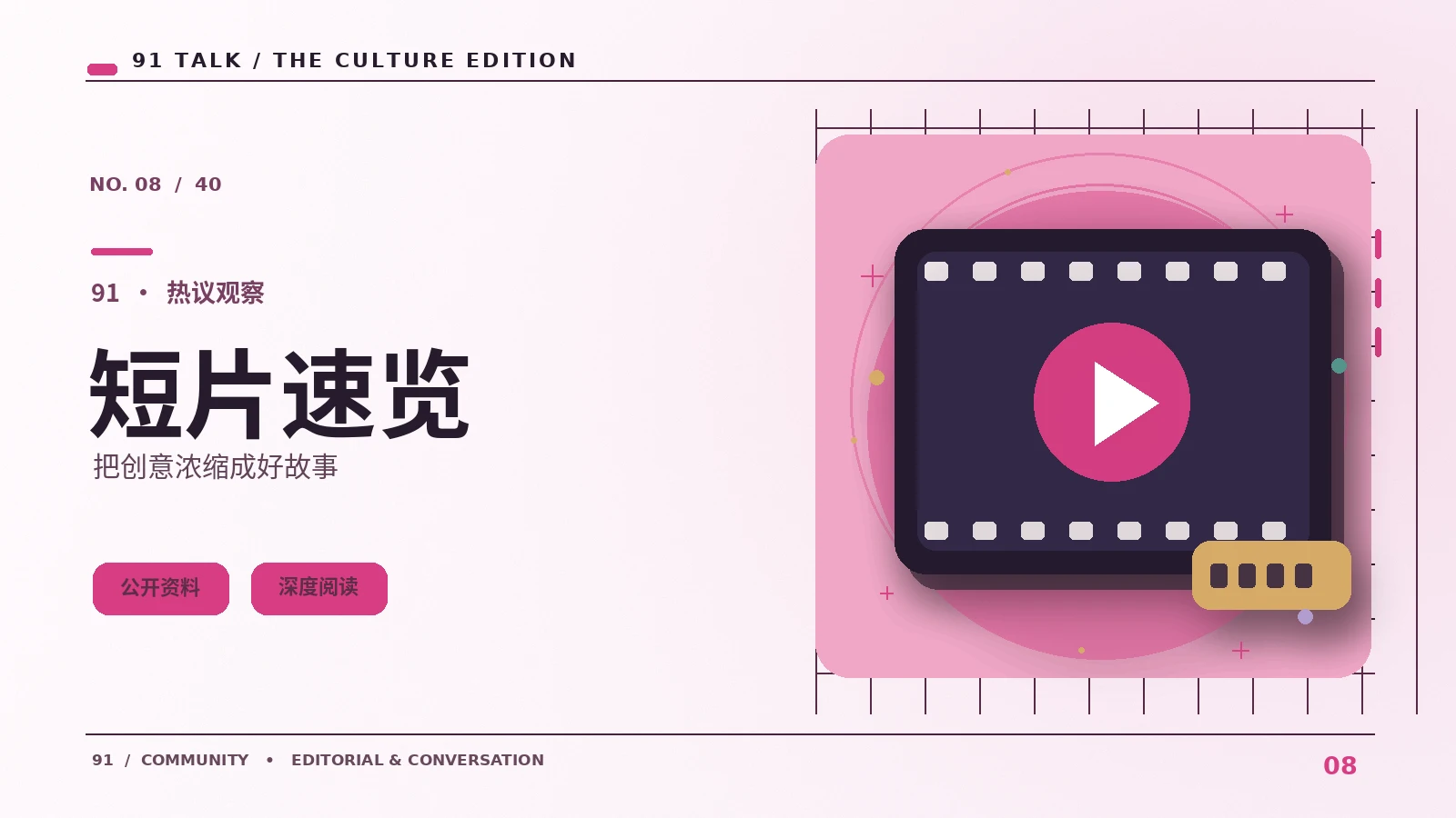 短片如何在几分钟里建立人物